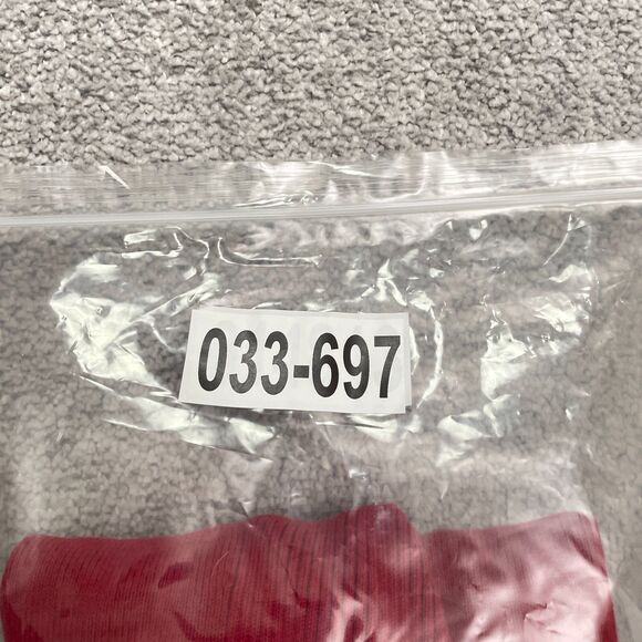 Eddie Bauer Stretch Pullover Sweater Women Large Red Black V-Neck Cashmere Blend - Picture 12 of 12